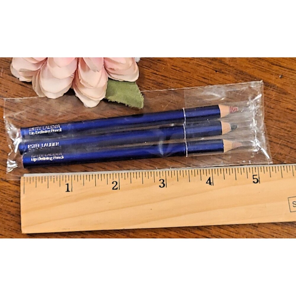 3 Estee Lauder Lip & Eye Defining Pencil SPICE RAISIN SOFTSMUDGE BLACK TRAVEL SZ